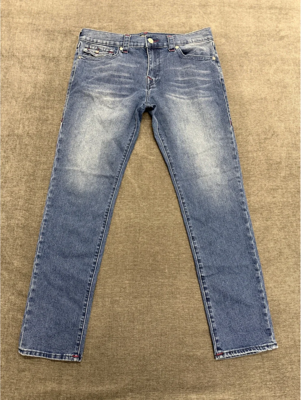 True Religion ROCCO Relaxed Skinny Jeans Size 34